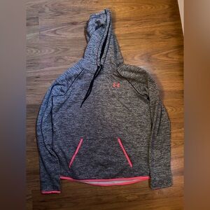 Under Armour Gray and Pink Hoodie